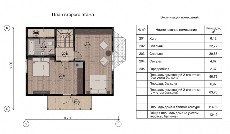 Расчет коэффициента лоджии