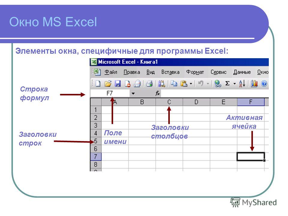 Строки в ms excel