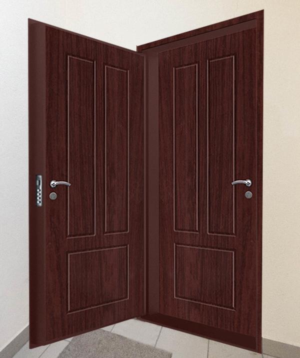 Doors 2 двери. Двойные двери. Двойная дверь входная. Угловая дверь. Двойная входная дверь в квартиру.