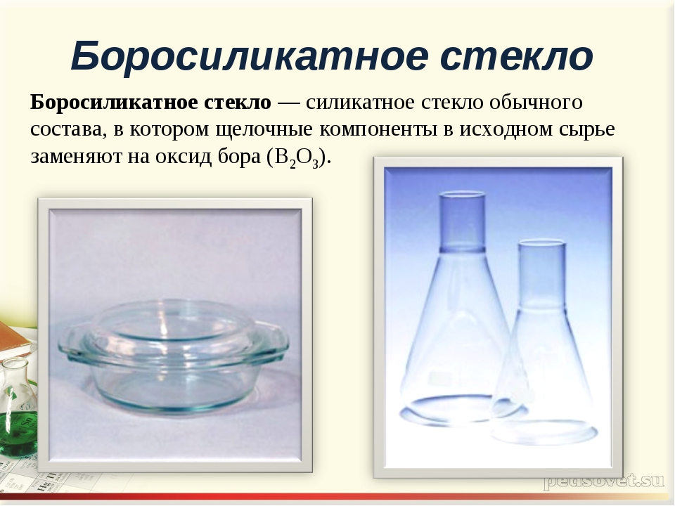 Презентация виды стекла