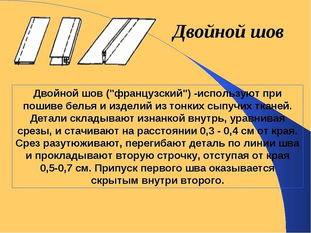 Строчка это. Французский выворотный бельевой шов. Французский шов / запошивочный шов. Двойной выворотный бельевой шов. Двойной французский шов для обработки края.